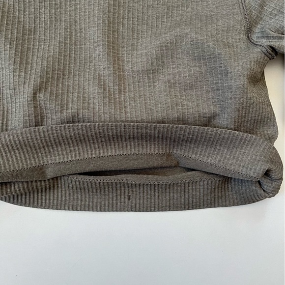 Lululemon Ebb To Street Cropped Long Sleeve in Rover - Picture 7 of 7